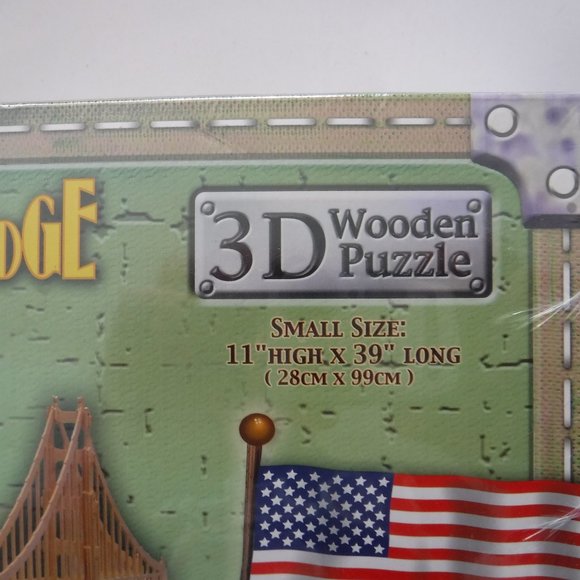B.C. Bones 3D Wooden Puzzle Golden Gate Bridge - Picture 4 of 8
